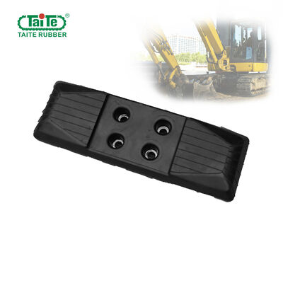 Un bon prix. Protections en acier de voie d'excavatrice faite sur commande, agrafe sur les protections en caoutchouc pour des excavatrices en ligne